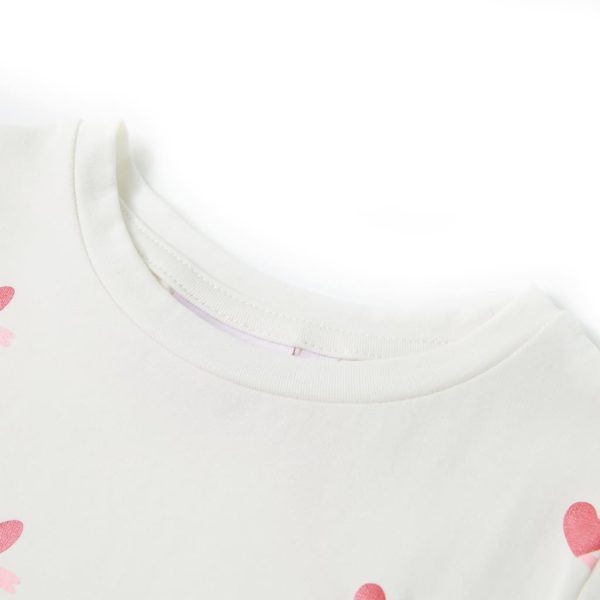 T-shirt infantil cor cru 128 - Image 3