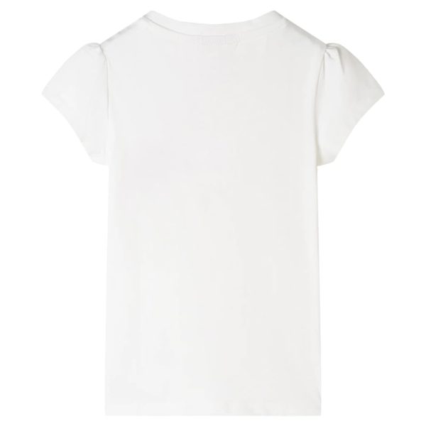 T-shirt infantil cor cru 140 - Image 2
