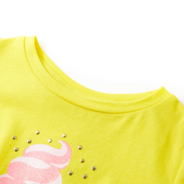 T-shirt de criança amarelo 104 - Image 3