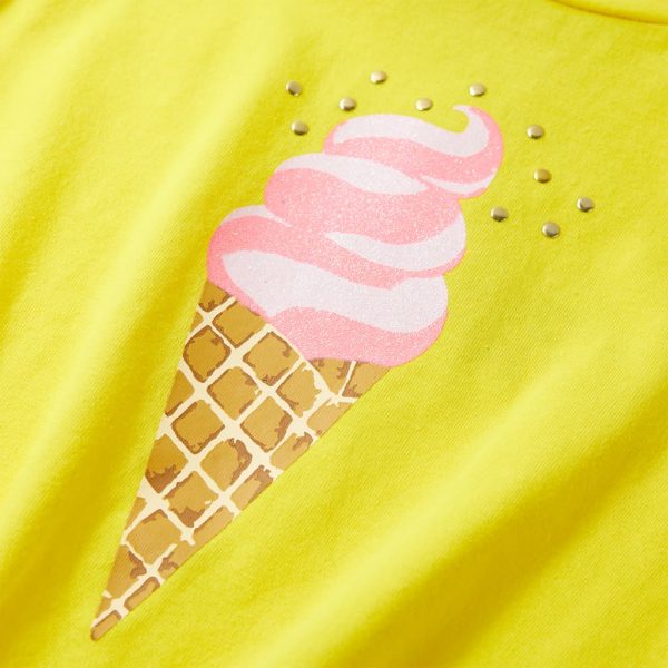 T-shirt de criança amarelo 104 - Image 4