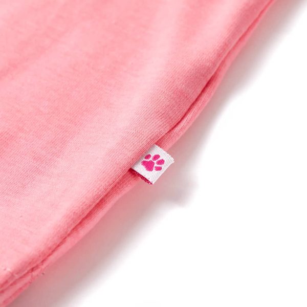 T-shirt de criança rosa-brilhante fluorescente 92 - Image 5