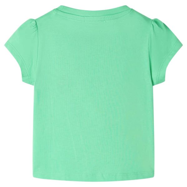 T-shirt de criança verde-claro 128 - Image 2
