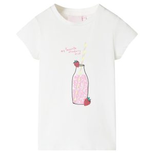 T-shirt infantil cor cru 92