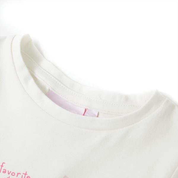 T-shirt infantil cor cru 92 - Image 3