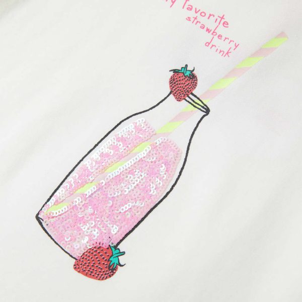 T-shirt infantil cor cru 92 - Image 4