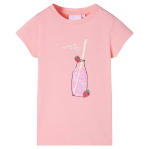 T-shirt de criança rosa 92