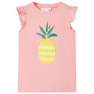 T-shirt de criança rosa 128