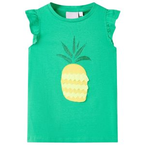 T-shirt de criança verde 116