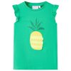 T-shirt de criança verde 128