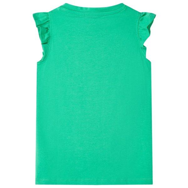 T-shirt de criança verde 128 - Image 2
