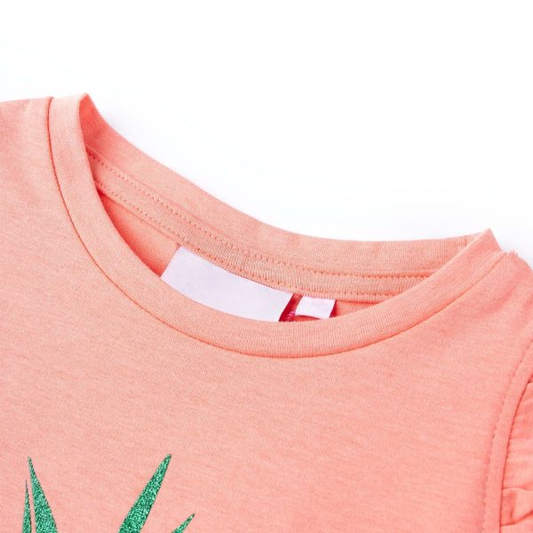 T-shirt infantil coral néon 104 - Image 3