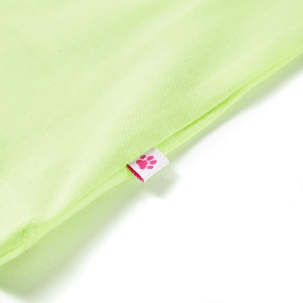 T-shirt de criança amarelo fluorescente 92 - Image 5