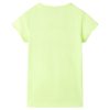 T-shirt de criança amarelo fluorescente 116 - Image 2