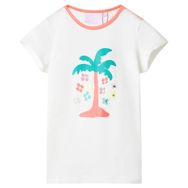T-shirt infantil cor cru 92