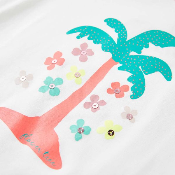 T-shirt infantil cor cru 92 - Image 4