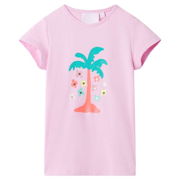 T-shirt de criança lilás 104