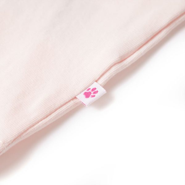 T-shirt para criança manga com folhos rosa-suave 92 - Image 6