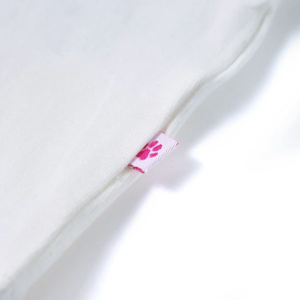 T-shirt para criança manga com folhos cor cru 92 - Image 6