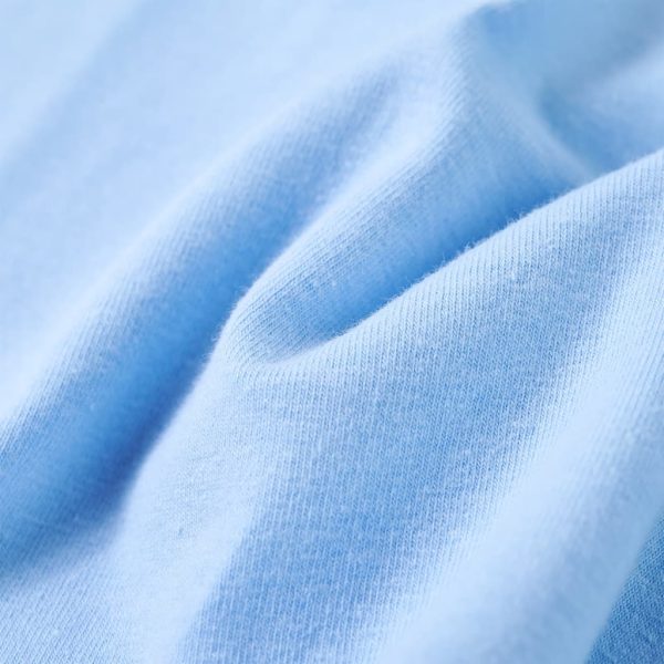 T-shirt para criança manga com folhos azul-claro 92 - Image 7