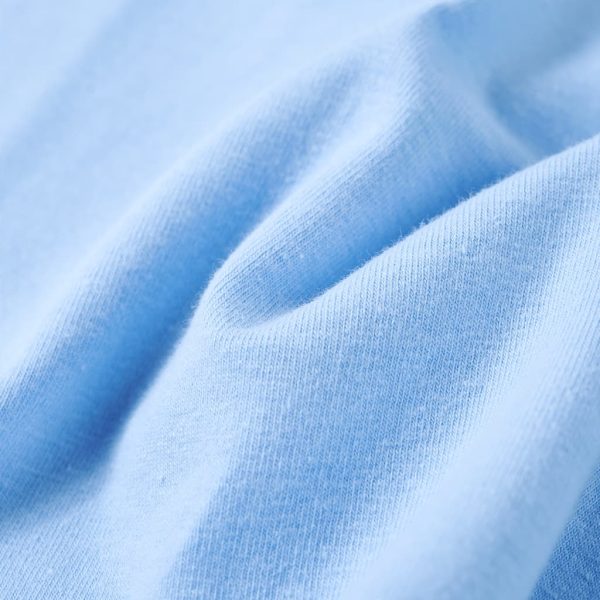 T-shirt para criança manga com folhos azul-claro 104 - Image 7