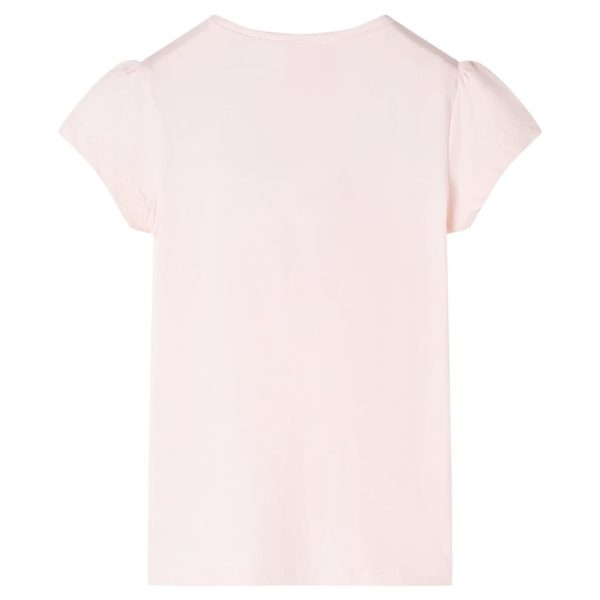 T-shirt de criança rosa suave 92 - Image 2