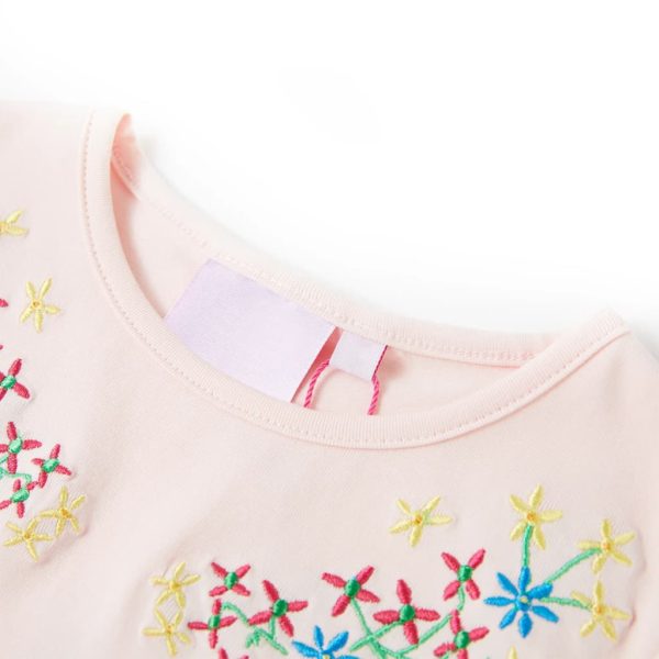 T-shirt de criança rosa suave 92 - Image 3