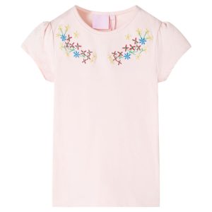 T-shirt de criança rosa-suave 116