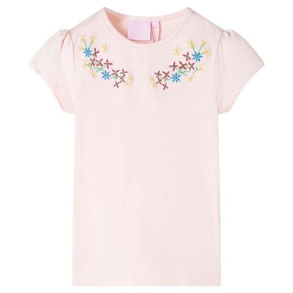 T-shirt de criança rosa-suave 116