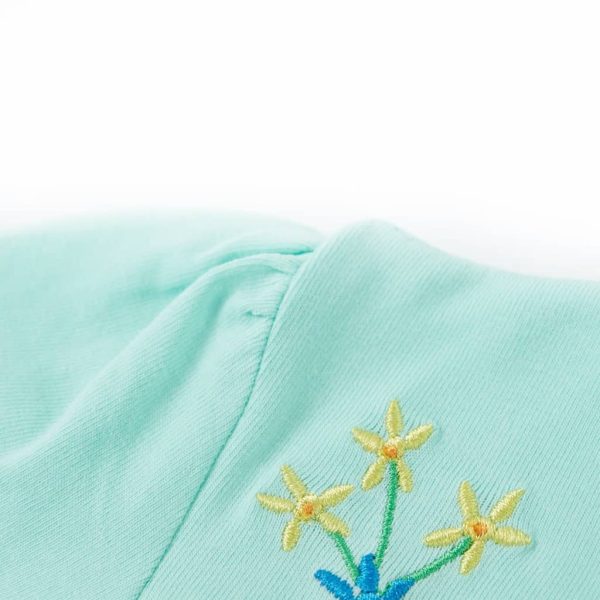 T-shirt de criança ciano-claro 92 - Image 4