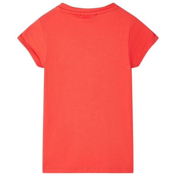 T-shirt para criança vermelho 104 - Image 2