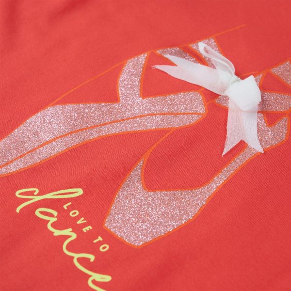 T-shirt para criança vermelho 116 - Image 5
