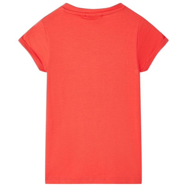 T-shirt para criança vermelho 140 - Image 2