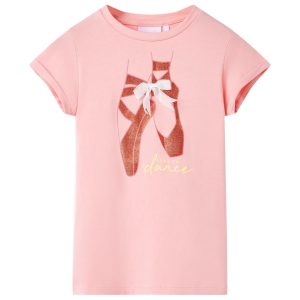 T-shirt de criança rosa 128