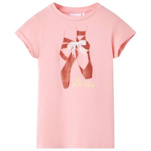 T-shirt de criança rosa 140