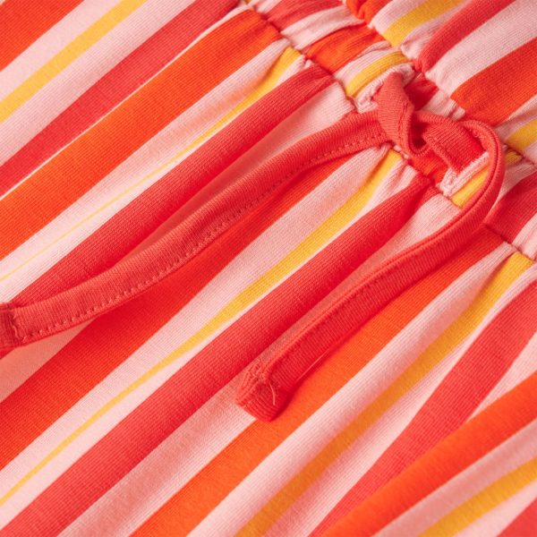 Vestido de criança com cordão rosa e vermelho 92 - Image 5