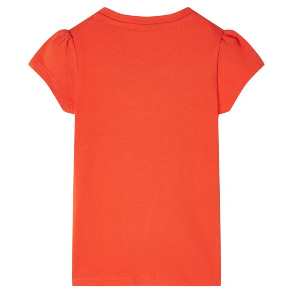 T-shirt de criança laranja-escuro 92 - Image 2