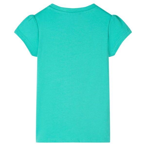 T-shirt infantil menta 128 - Image 2
