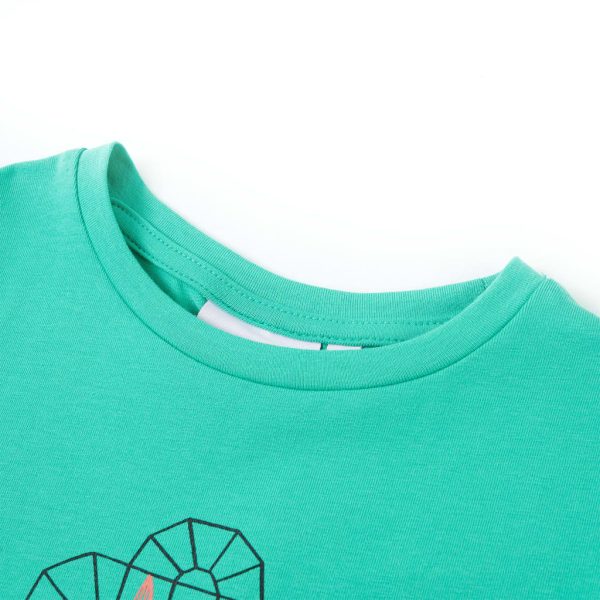 T-shirt infantil menta 128 - Image 3