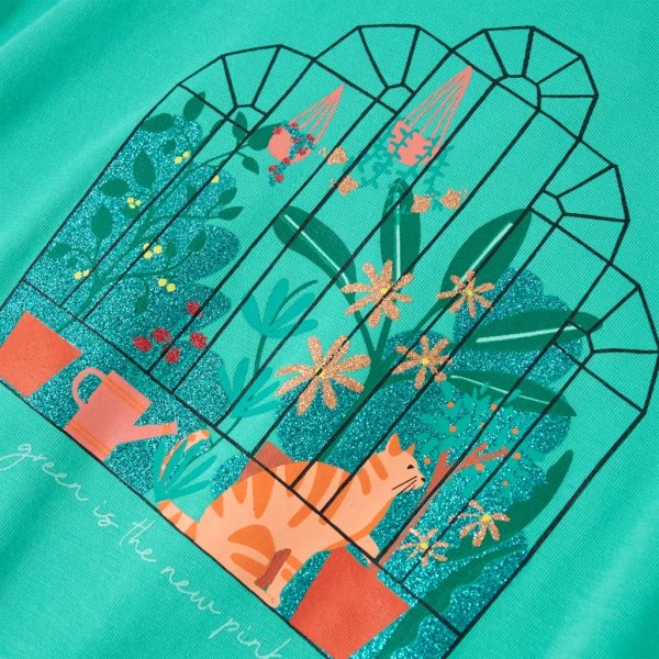 T-shirt infantil menta 140 - Image 4