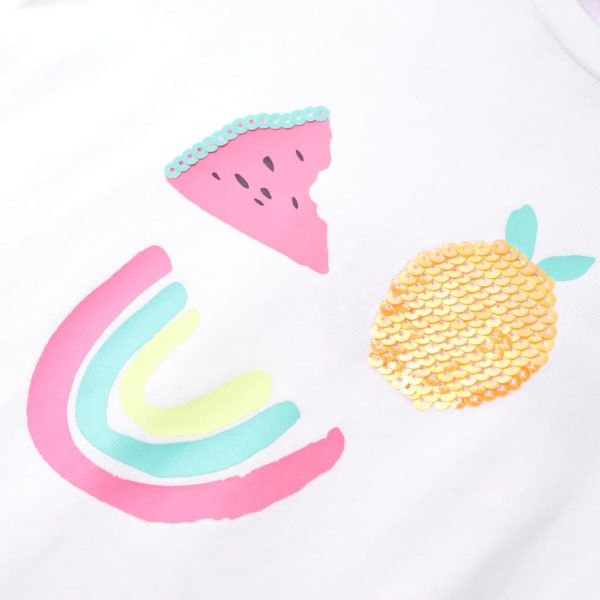 T-shirt infantil cor cru 92 - Image 4