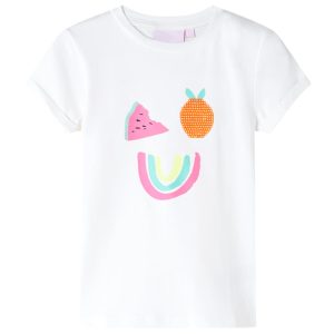T-shirt infantil cor cru 104