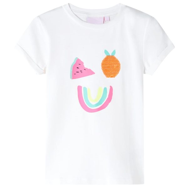 T-shirt infantil cor cru 104