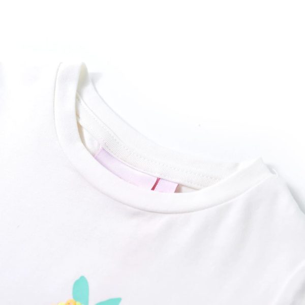T-shirt infantil cor cru 104 - Image 3