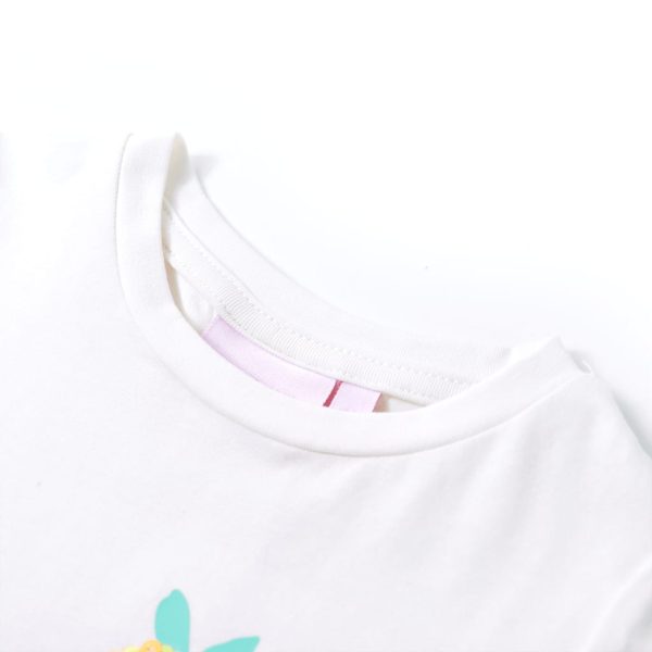 T-shirt infantil cor cru 140 - Image 3