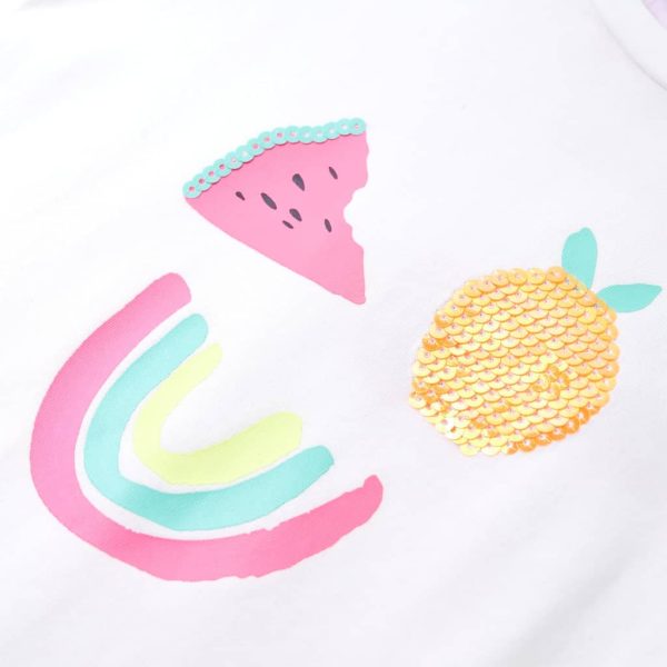 T-shirt infantil cor cru 140 - Image 4