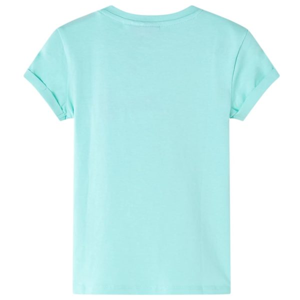 T-shirt infantil menta-claro 140 - Image 2