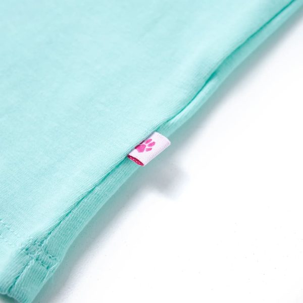 T-shirt infantil menta-claro 140 - Image 5