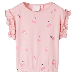 T-shirt de criança rosa-claro 116