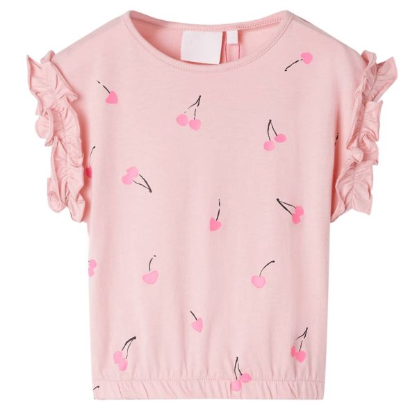 T-shirt de criança rosa-claro 116