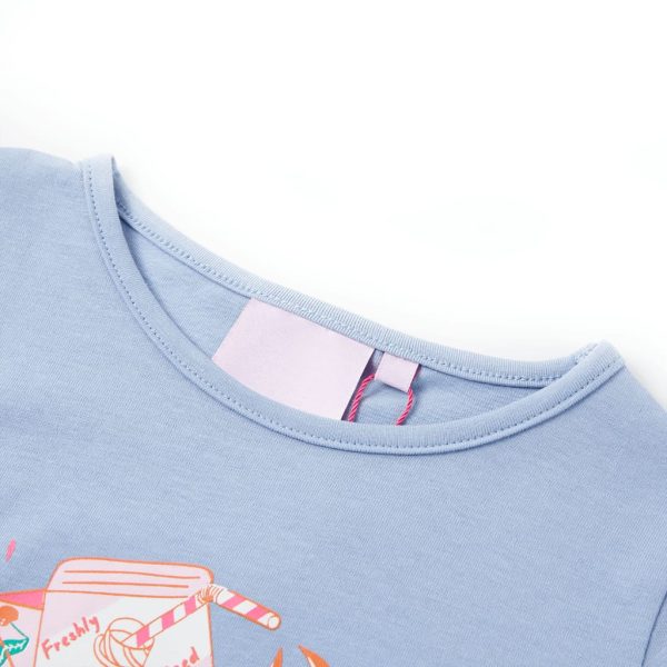 T-shirt de criança azul 92 - Image 3